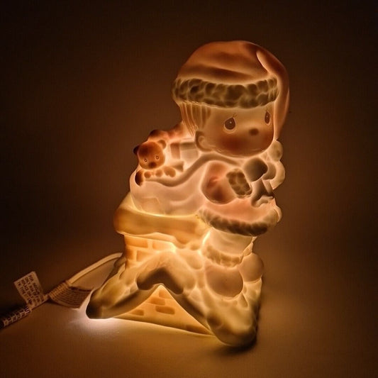 Precious Moments Night Lights Dropping In For The Holidays 145017 Figure