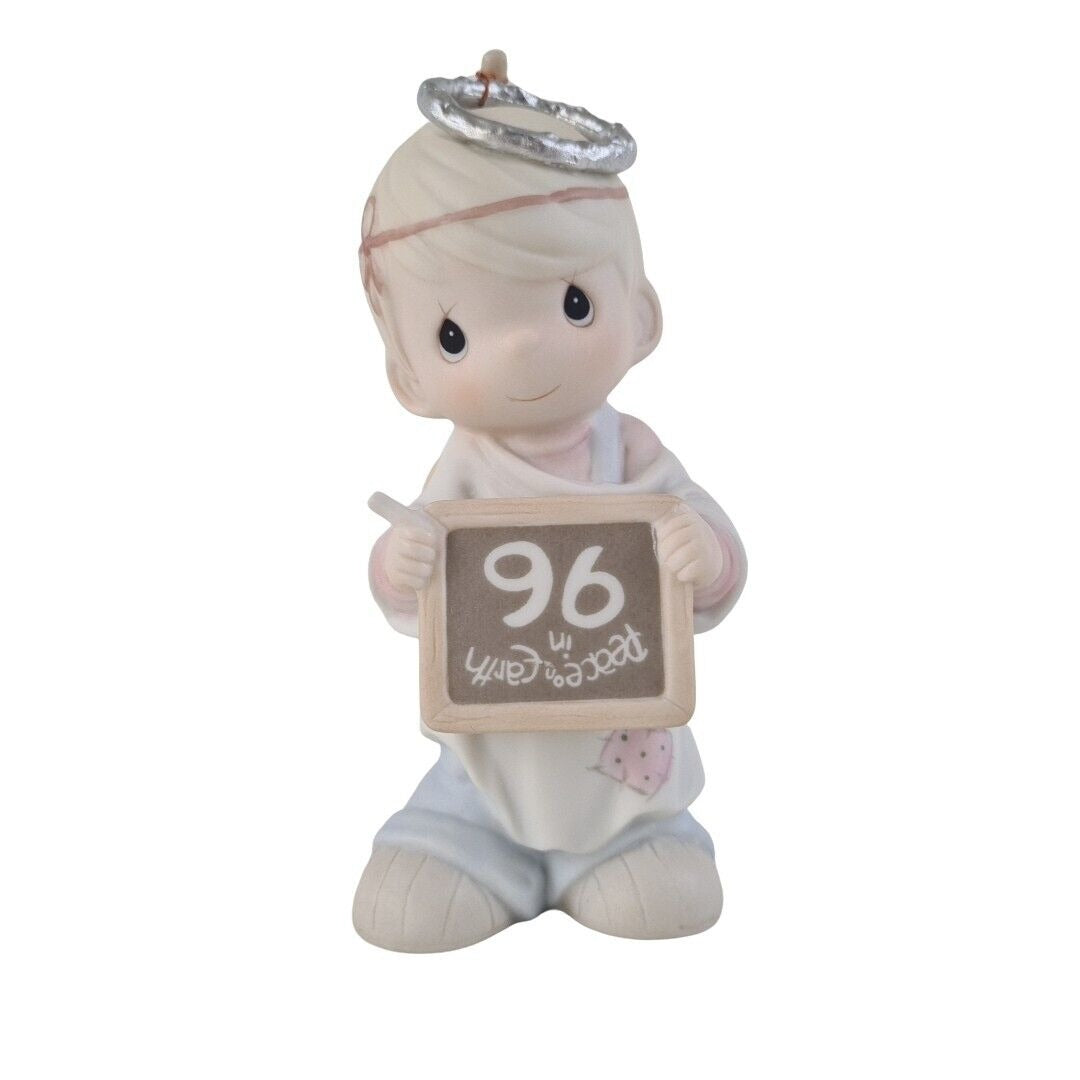 Precious Moments 183342 Peace on Earth Anyway Angel Boy Porcelain Figurine