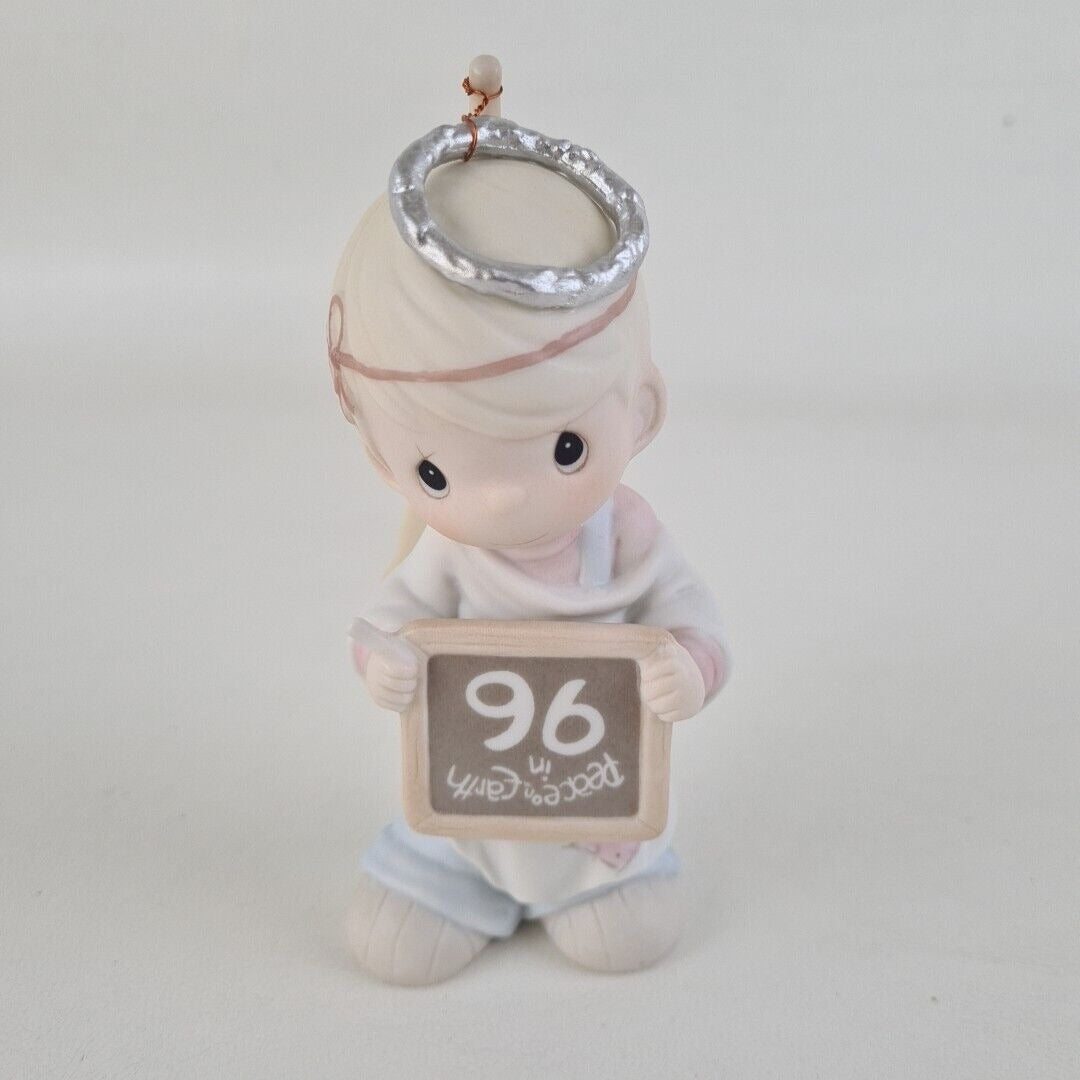 Precious Moments 183342 Peace on Earth Anyway Angel Boy Porcelain Figurine