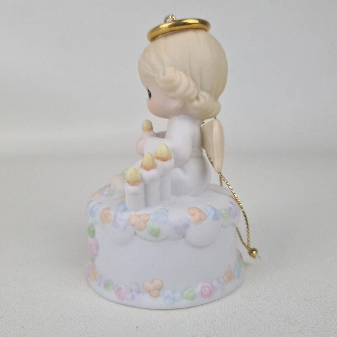 Precious Moments 588040 Chapel Exclusive Happy 10th Anniversary Ornament Rare