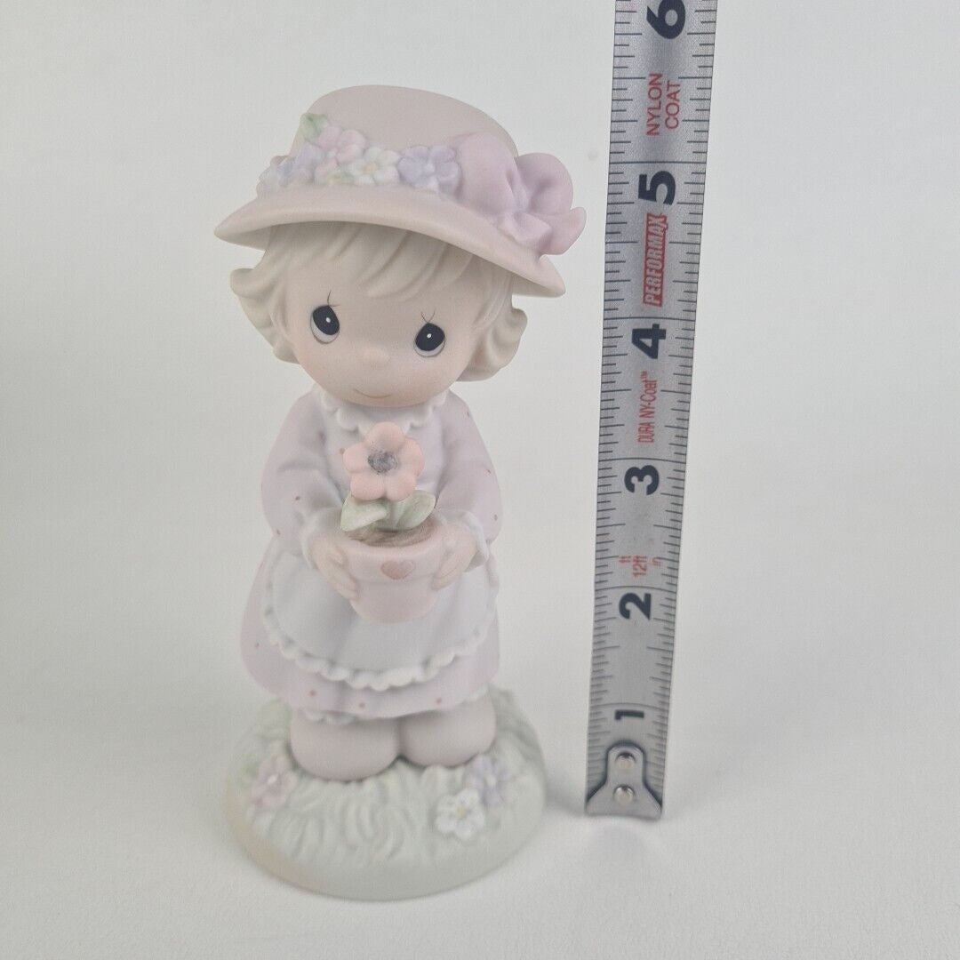 Enesco Precious Moments 604208 "A Poppy For You" Porcelain Figurine Vintage