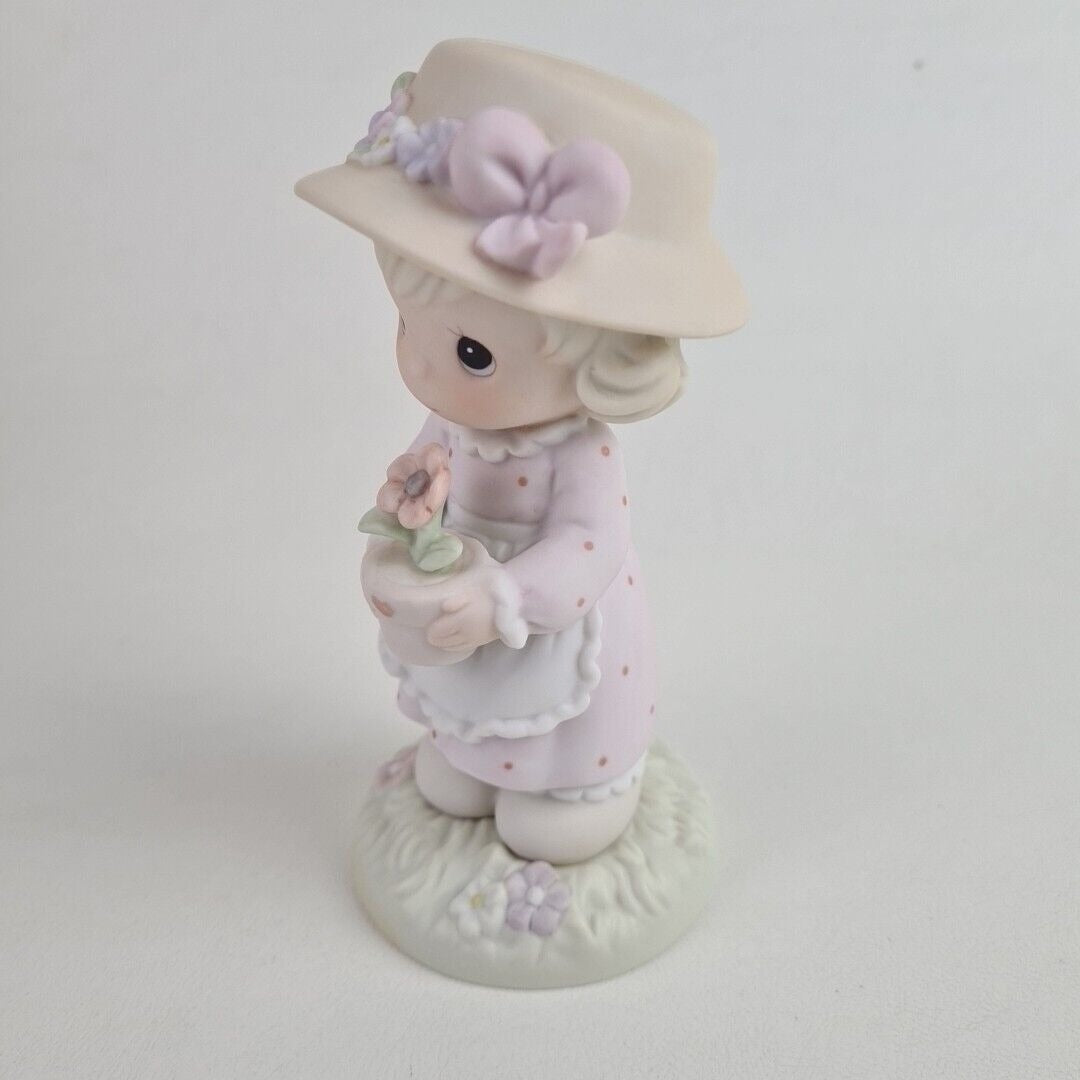 Enesco Precious Moments 604208 "A Poppy For You" Porcelain Figurine Vintage