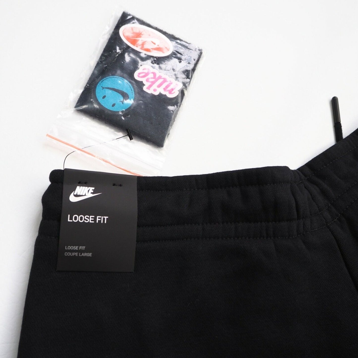 Nike Loose Fit Women Running Training Pants Black CJ2036 010 Vintage Size XL