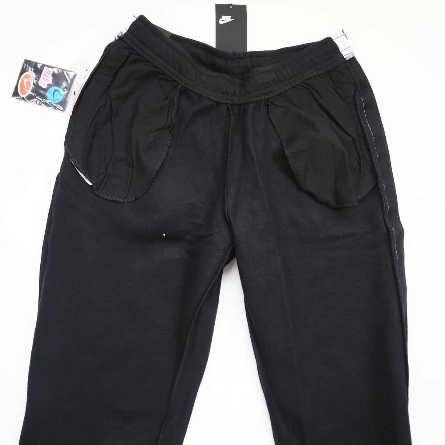 Nike Loose Fit Women Running Training Pants Black CJ2036 010 Vintage Size XL