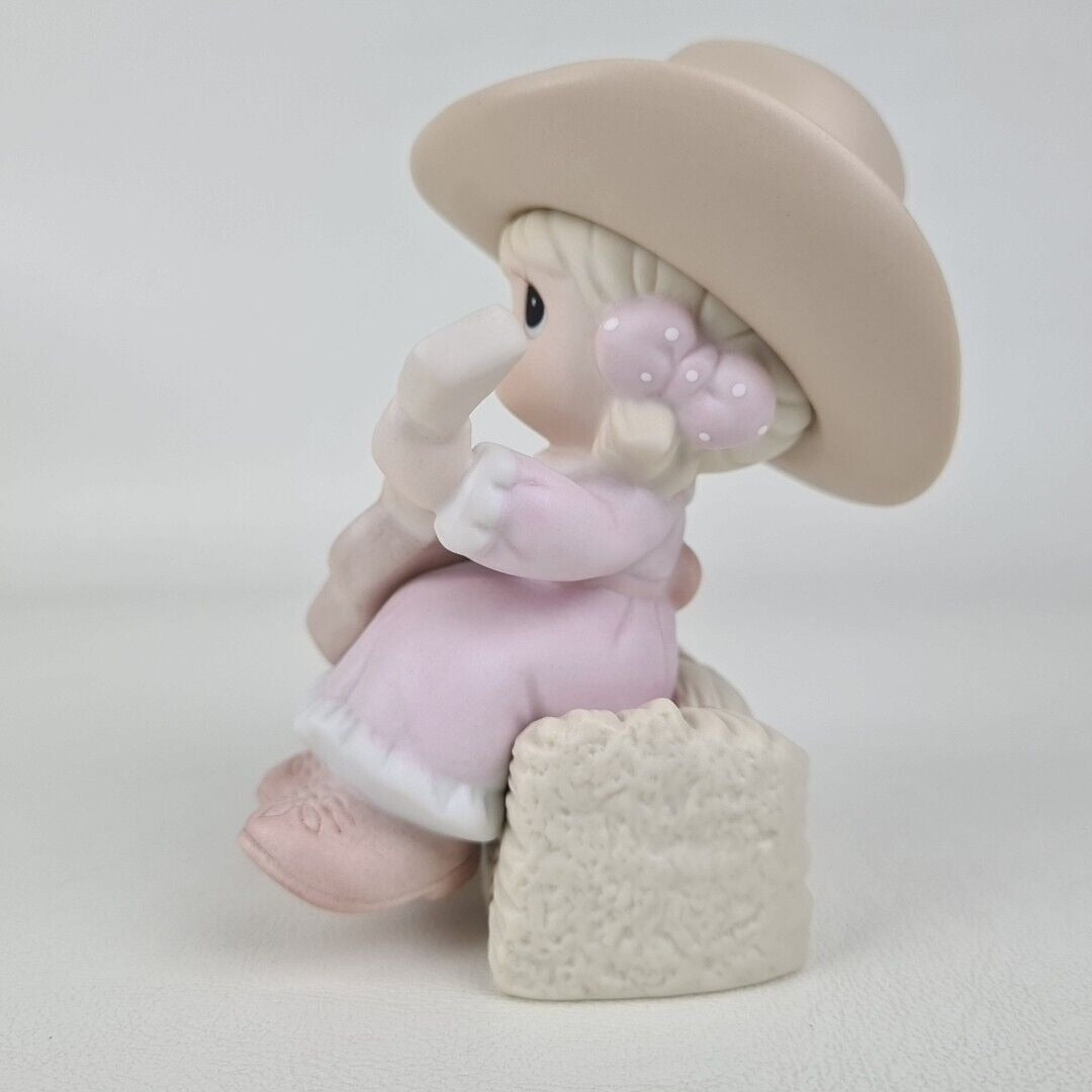 Precious Moments 163864 Hallelujah Hoedown Cowgirl Playing Guitar Figurine