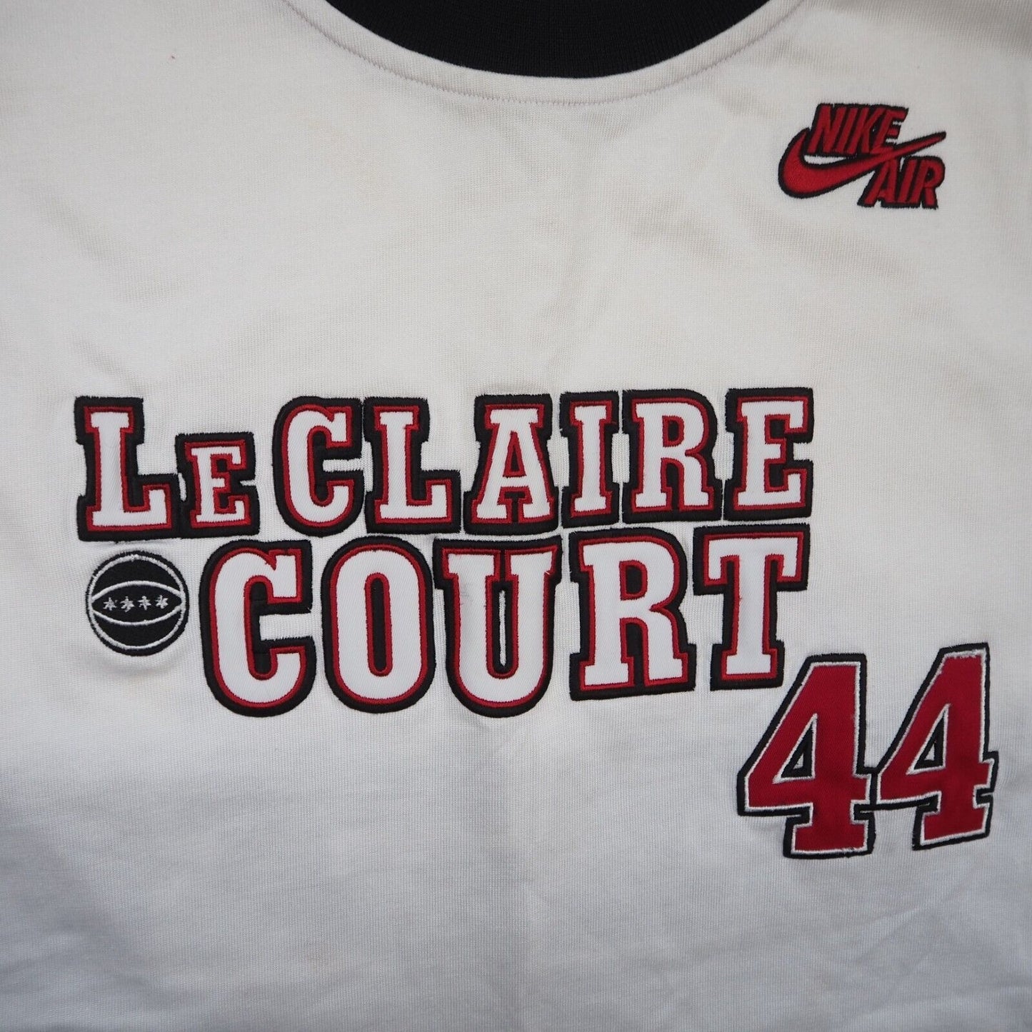 Nike Le Claire Court 137433 101 Basketball White Men T Shirt Jersey Vest SZ 2XL