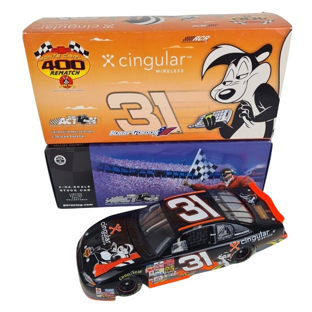 Robby Gordon #31 Cingular/Looney Tunes Rematch 2002 Monte Carlo 1:24 Elite