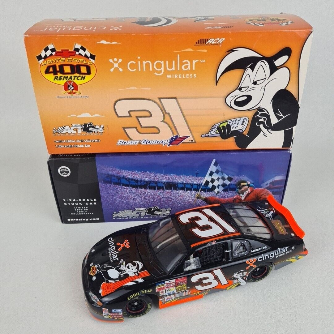 Robby Gordon #31 Cingular/Looney Tunes Rematch 2002 Monte Carlo 1:24 Elite