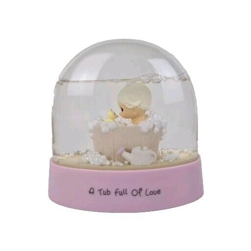 Precious Moments 568813 A Tube Full Of Love Water Dome Figurine Vintage