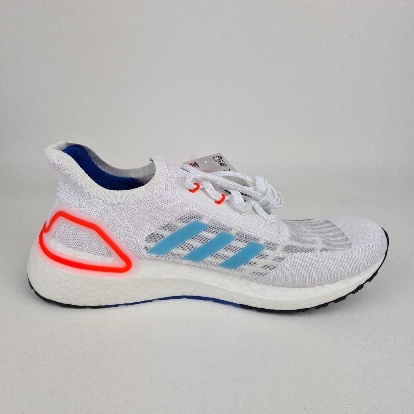 Adidas Ultraboost SUMMER.RDY Running Sneakers Shoes White FY3470 Men Size 8