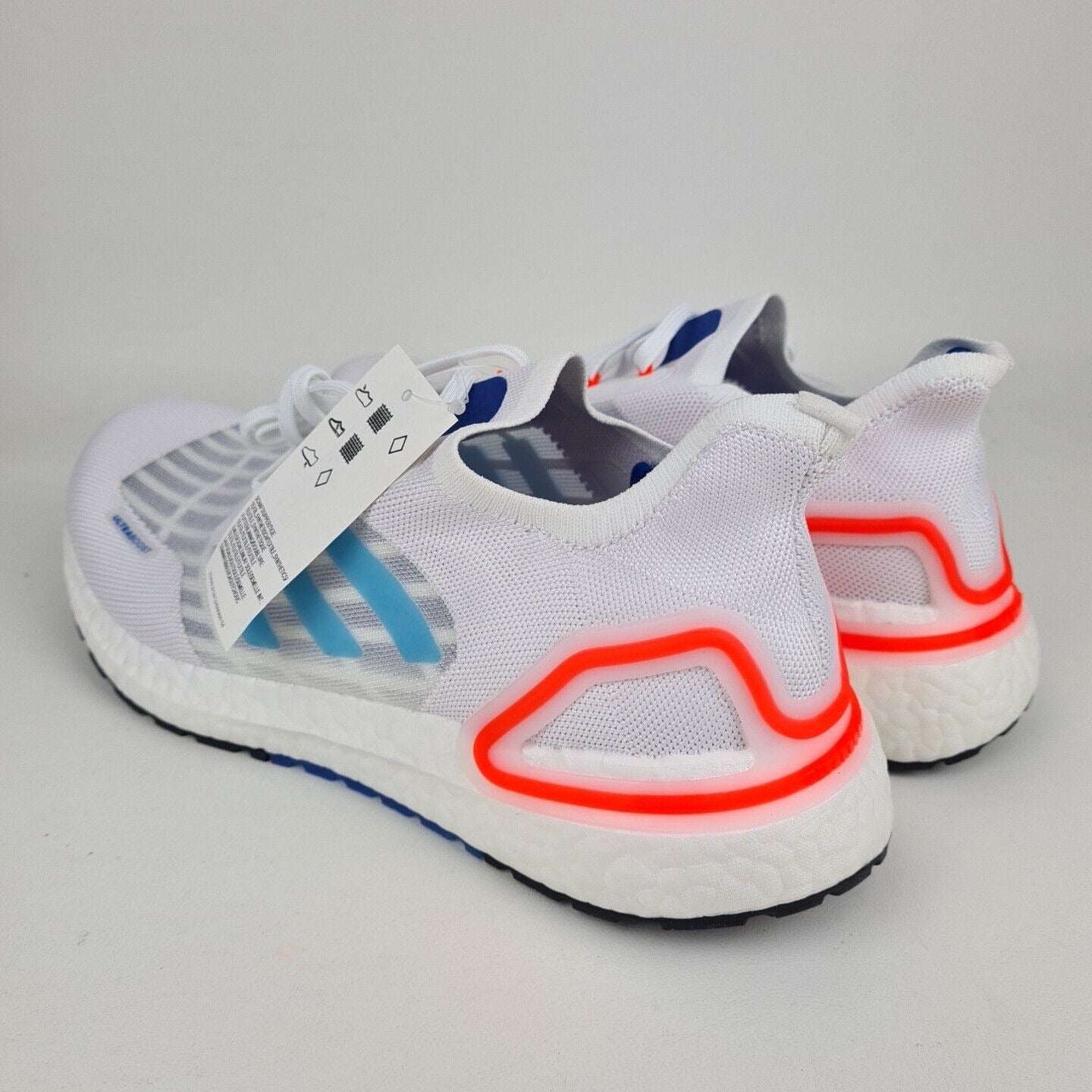 Adidas Ultraboost SUMMER.RDY Running Sneakers Shoes White FY3470 Men Size 8