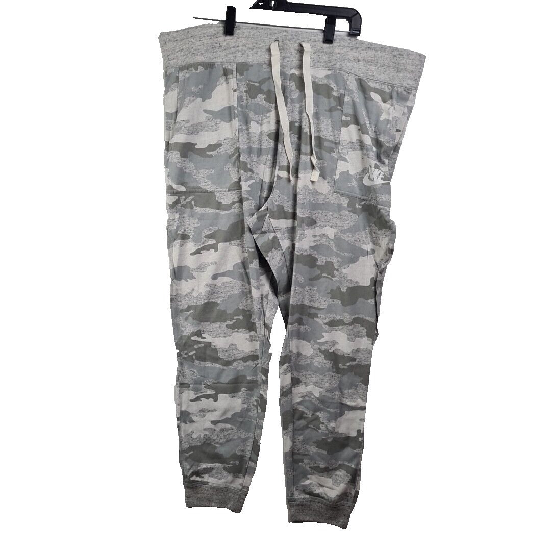 Nike AR1723 019 Dri-FIT Get Fit Camo Women's Training Joggers Pants Size 3X