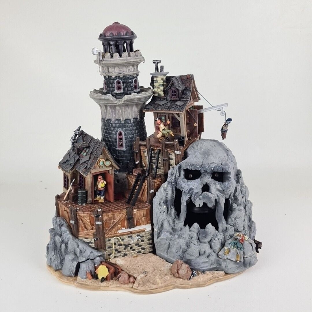 Lemax Pumpkin Hollow Spooky Town Halloween Isle Of Doom Lighthouse 45002 Parts