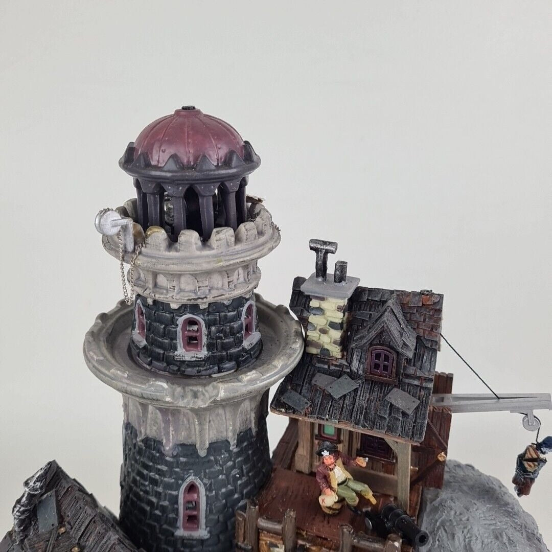 Lemax Pumpkin Hollow Spooky Town Halloween Isle Of Doom Lighthouse 45002 Parts