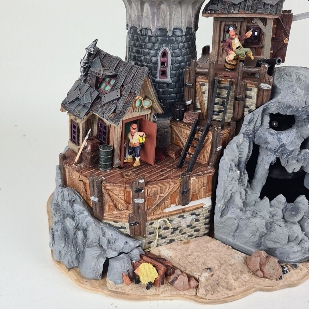 Lemax Pumpkin Hollow Spooky Town Halloween Isle Of Doom Lighthouse 45002 Parts