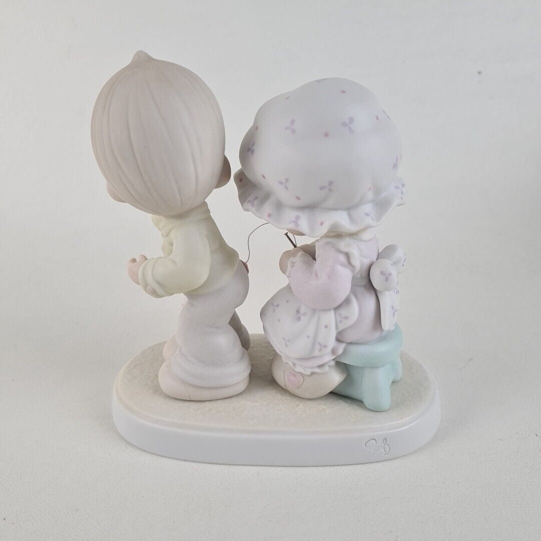 Precious Moments "Sew In Love" 106844 Vintage Porcelain Christmas Figurine