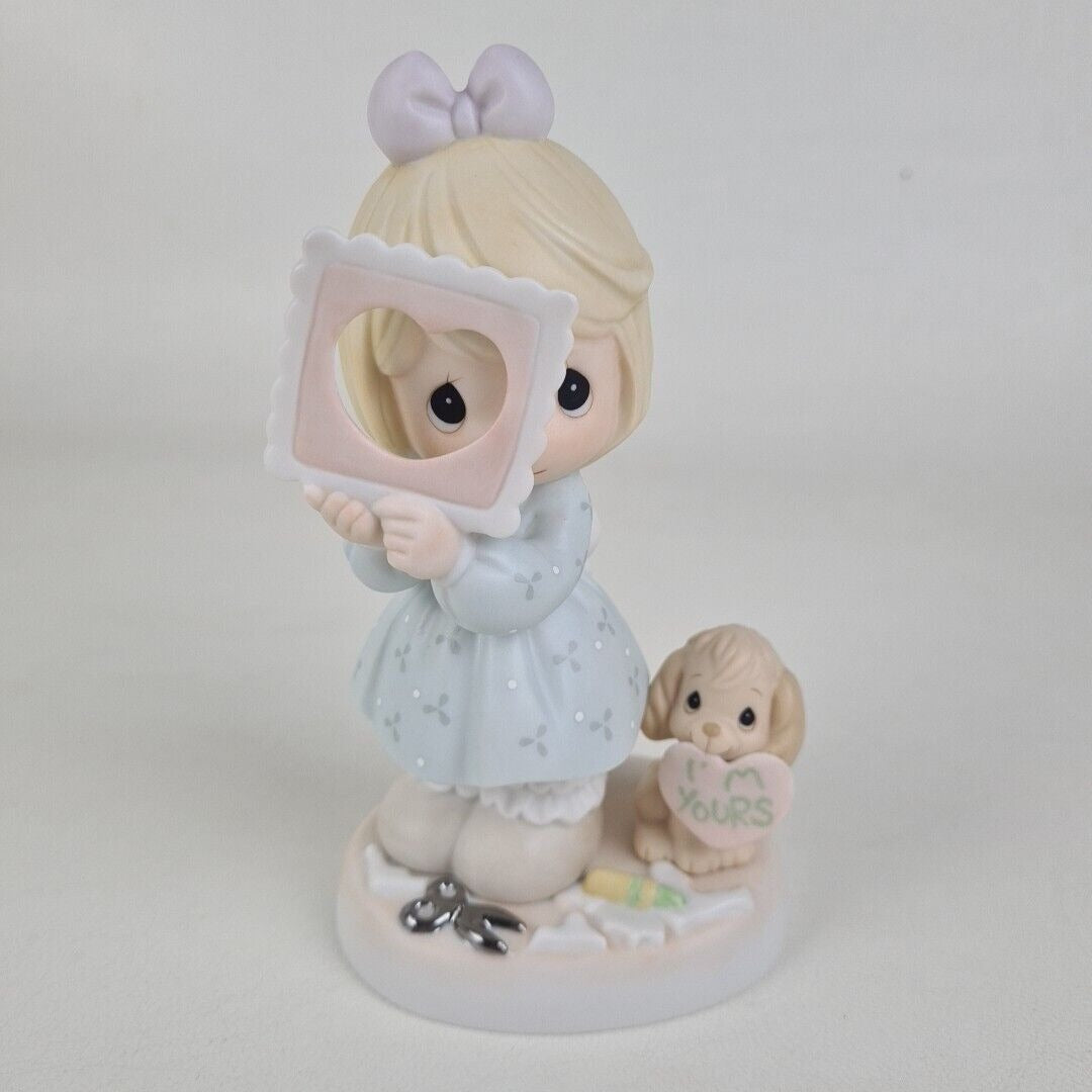 Precious Moments 681067 You Complete My Heart Girl Dog Porcelain Figurine