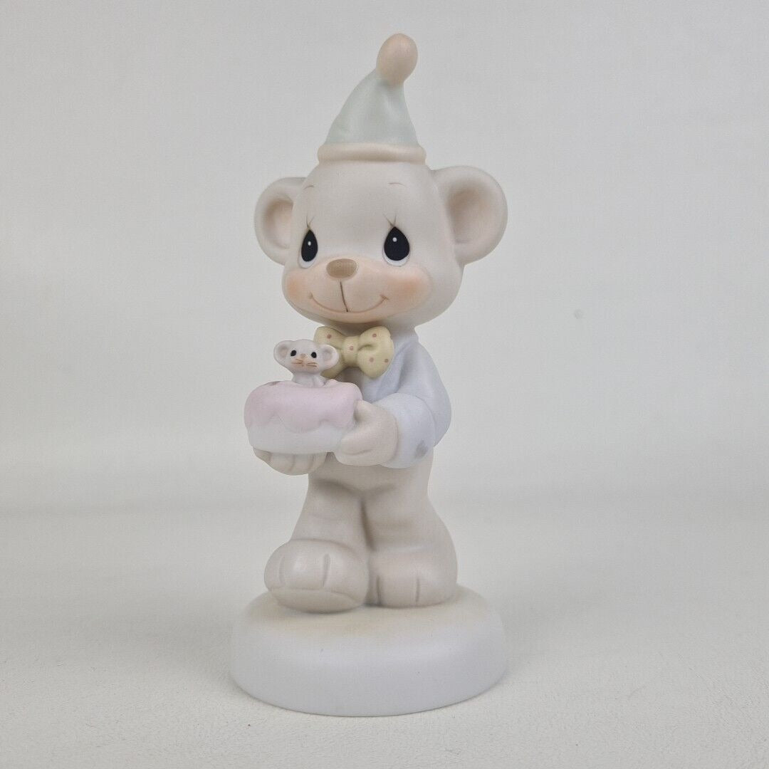 Precious Moments 520659 “Wishing You A Happy Bear Hug” Porcelain Figurine