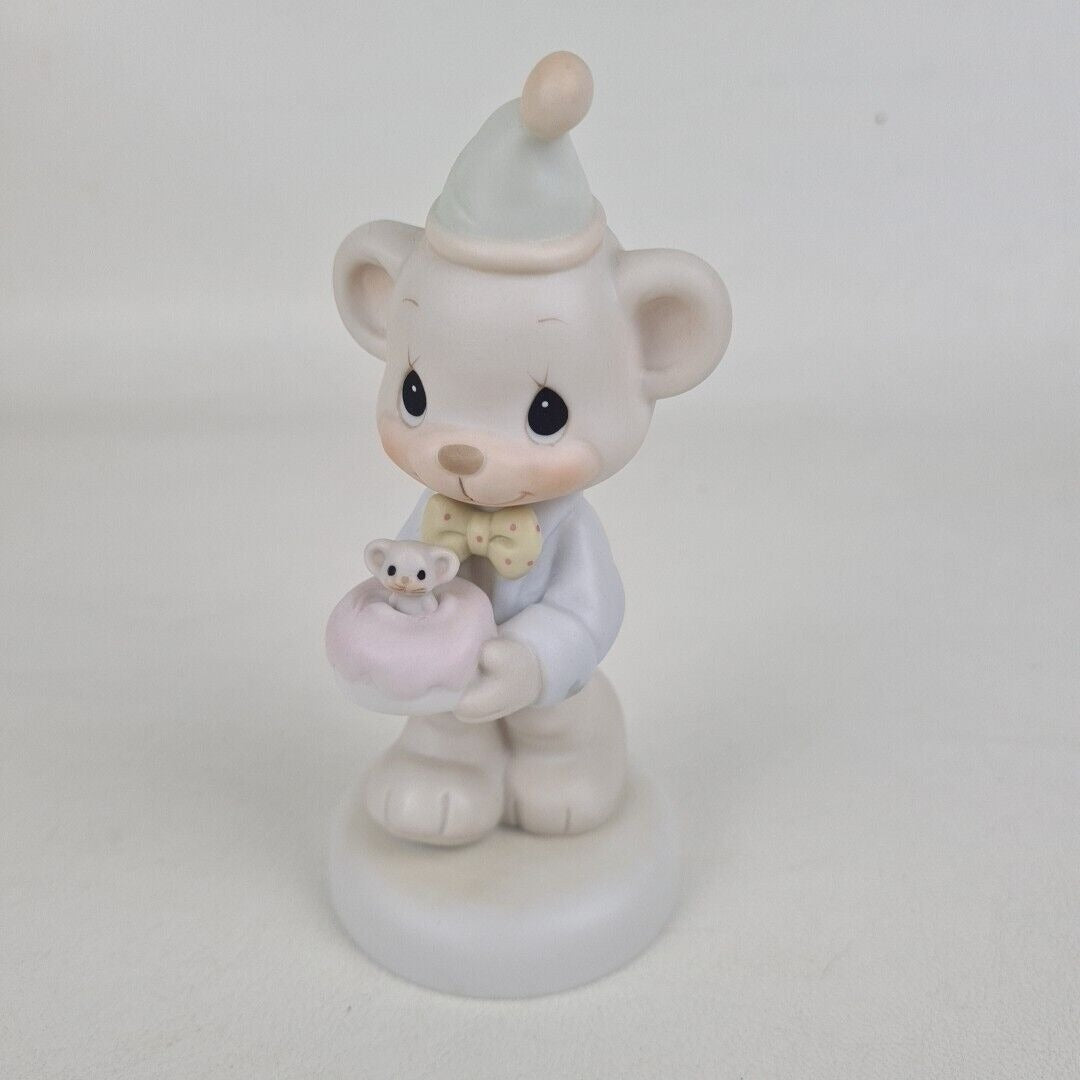 Precious Moments 520659 “Wishing You A Happy Bear Hug” Porcelain Figurine