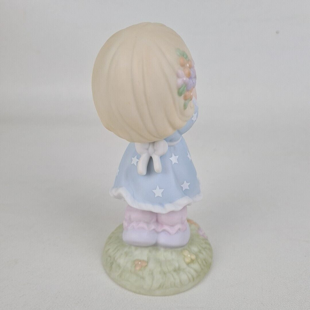 Precious Moments 634972 "Reach For The Stars" Star Stamp Porcelain Figurine