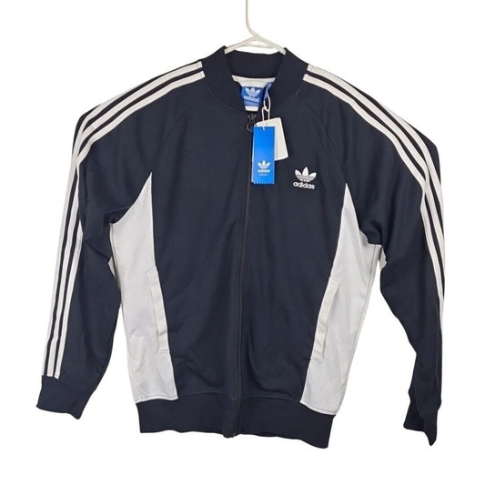 Adidas Z37273 Originals Trefoil Court Superstar Track Jacket Black White SZ L