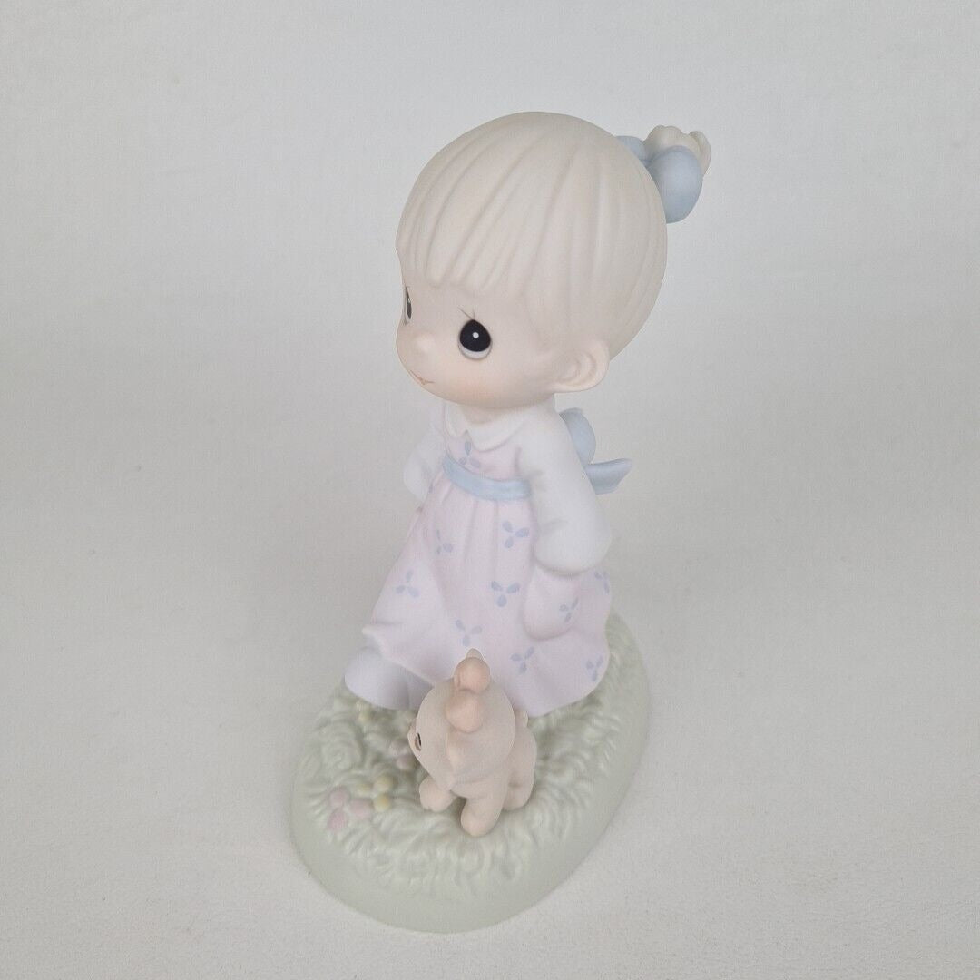 Enesco Precious Moments 524212 "Walk In Thr Sonshine" Porcelain Figurine Vntg