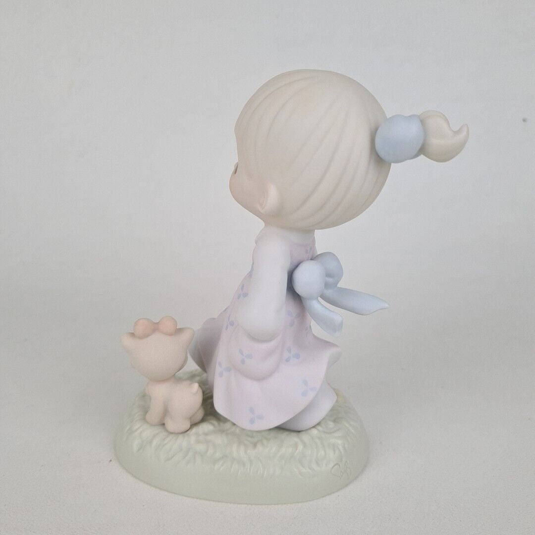 Enesco Precious Moments 524212 "Walk In Thr Sonshine" Porcelain Figurine Vntg