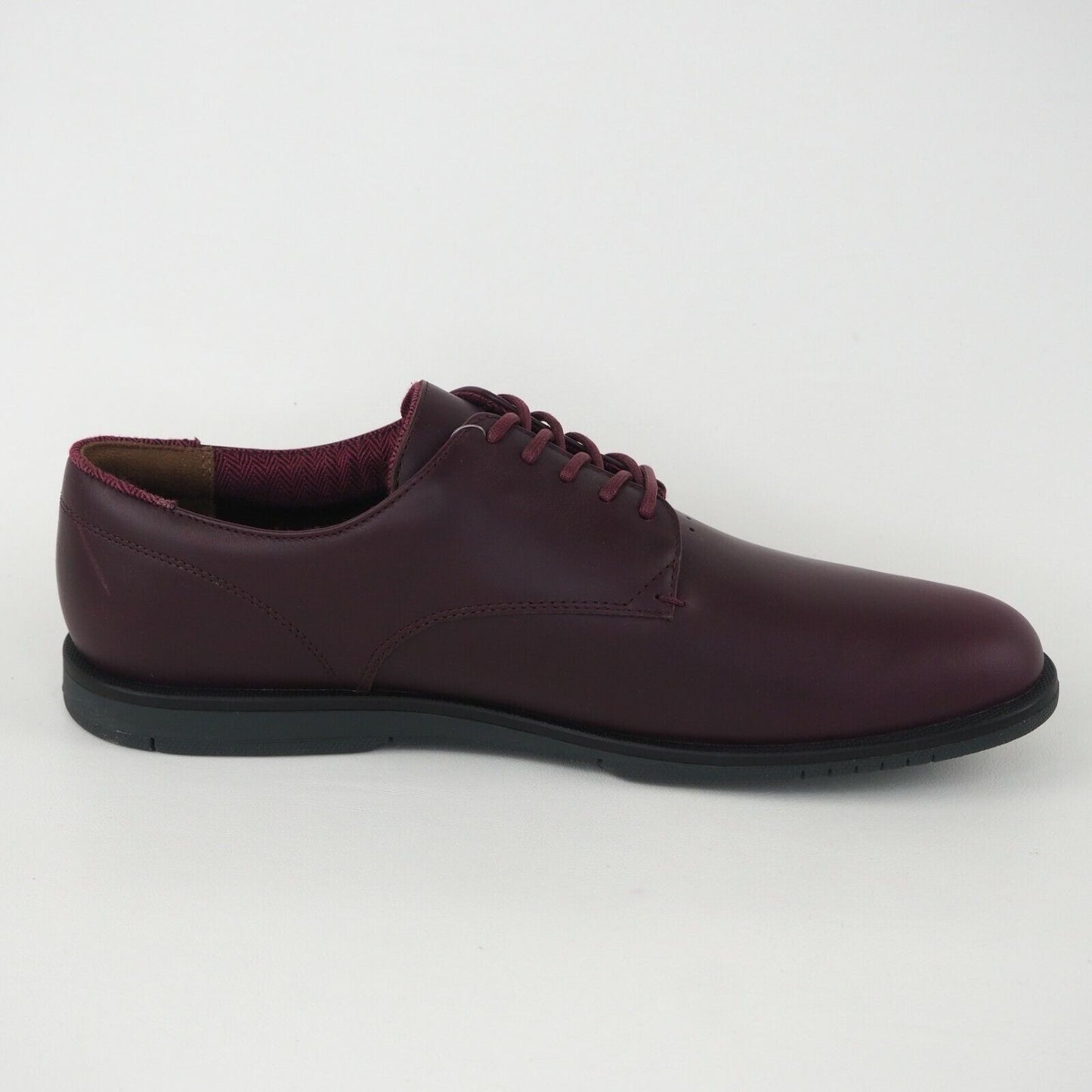 Lacoste LACCORD 417 1 Oxford Burgundy Casual Comfort Leather Mens Shoes Size 10