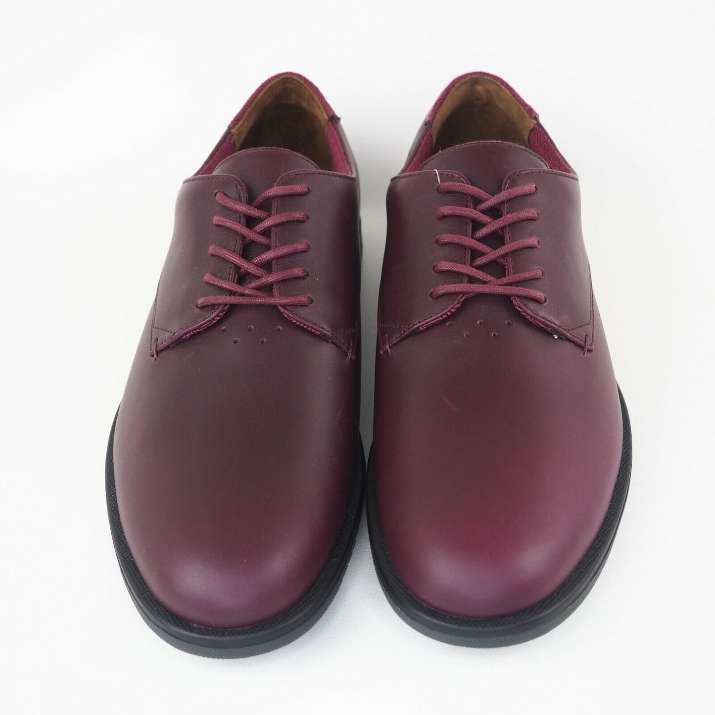 Lacoste LACCORD 417 1 Oxford Burgundy Casual Comfort Leather Mens Shoes Size 10