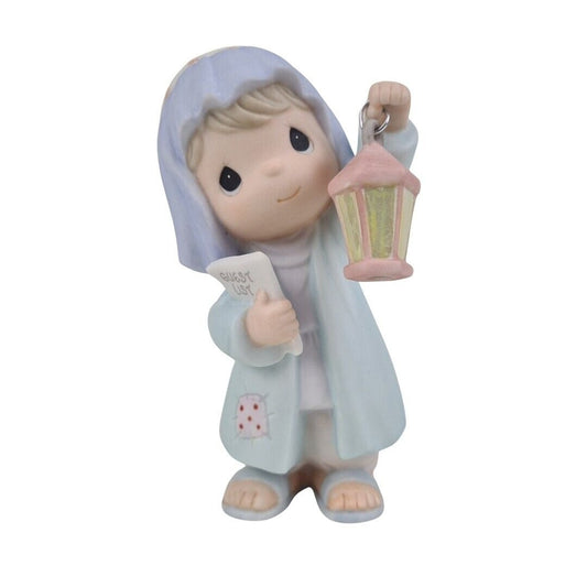 Precious Moments 455954 THE LIGHT OF THE WORLD IS JESUS Naivity Figurine 5"