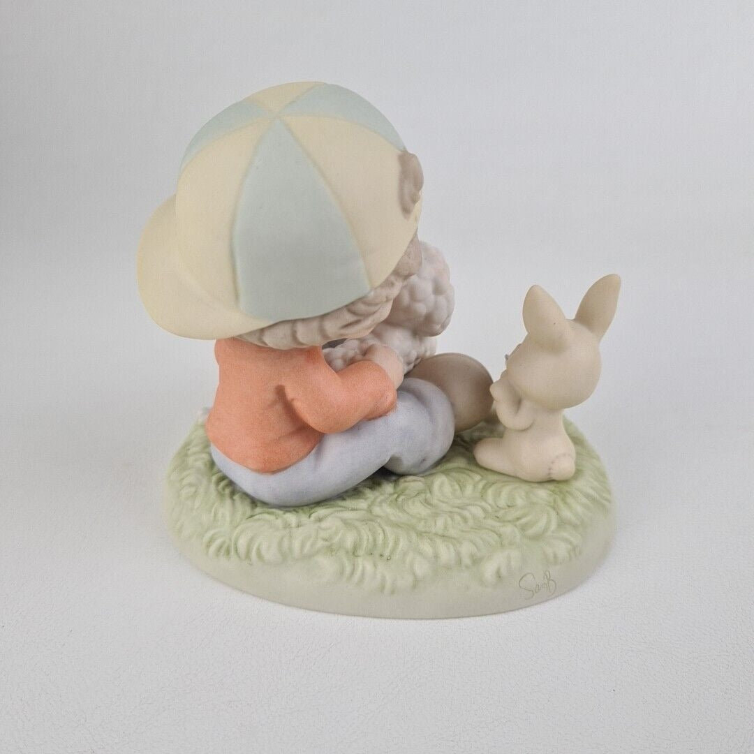 Precious Moments 539910 Shear Happiness And Hare Cuts Country Lane Figurine