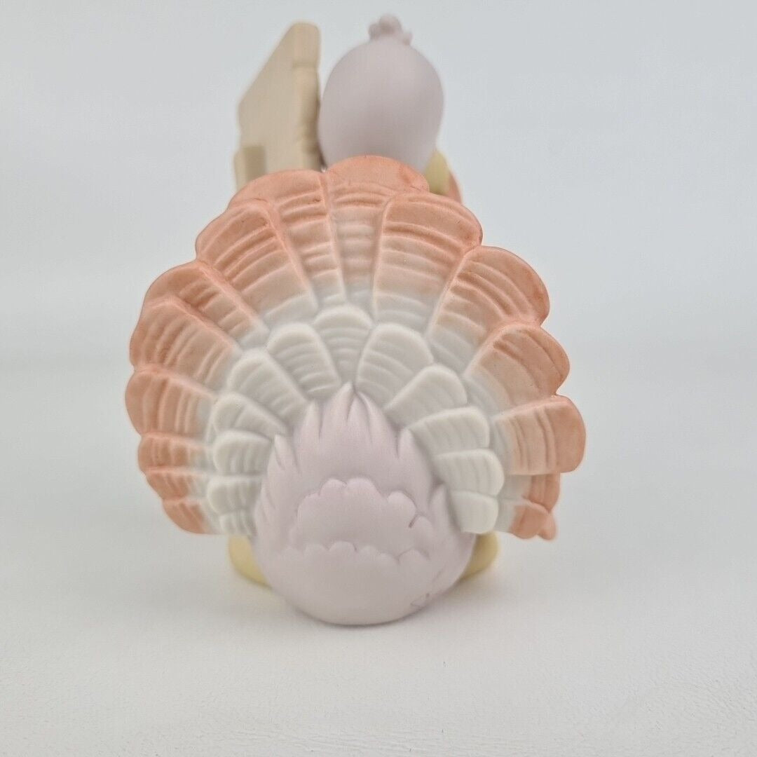 Precious Moments 587842 Country Lane "Eat Ham" Porcelain Turkey Figurine Rare