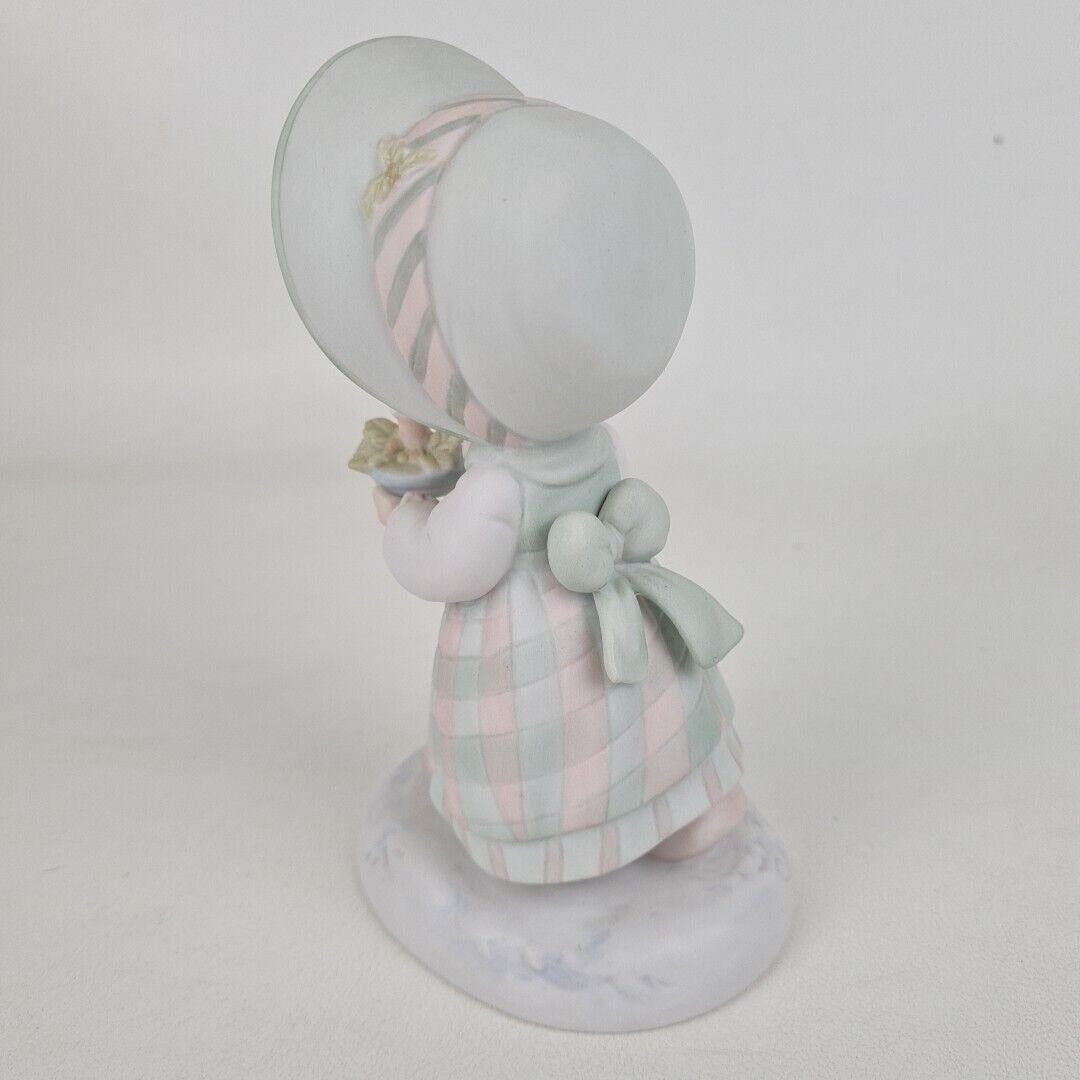 Precious Moments 110116 "December"  Girl With Candle Porcelain Figurine Vintage