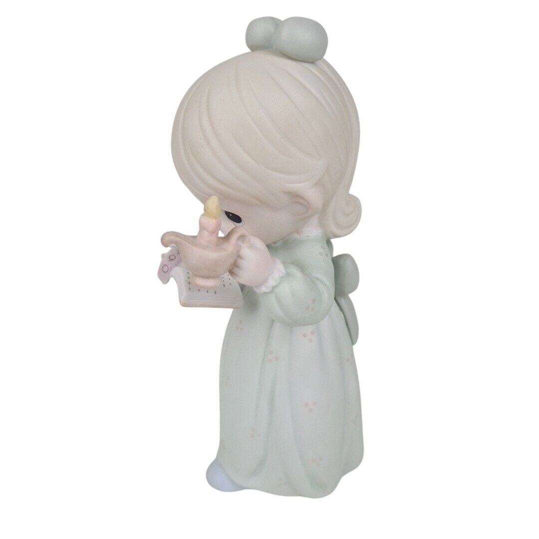 🚨 Precious Moments 523836 Once Upon a Holy Night Special 1990 Issue Figurine