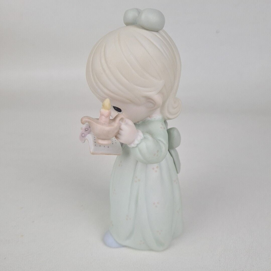 🚨 Precious Moments 523836 Once Upon a Holy Night Special 1990 Issue Figurine