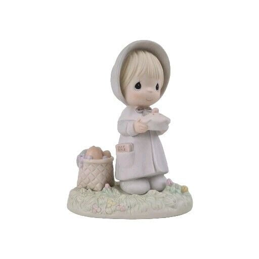 Precious Moments 110108 November Holy Bible Porcelain Collectible Figurine