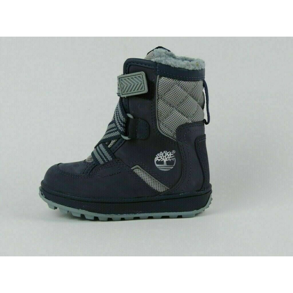 Timberland Snows 36846 Tomper Extreme Toddlers Boots Shoes Blue Leather Sz 4 New