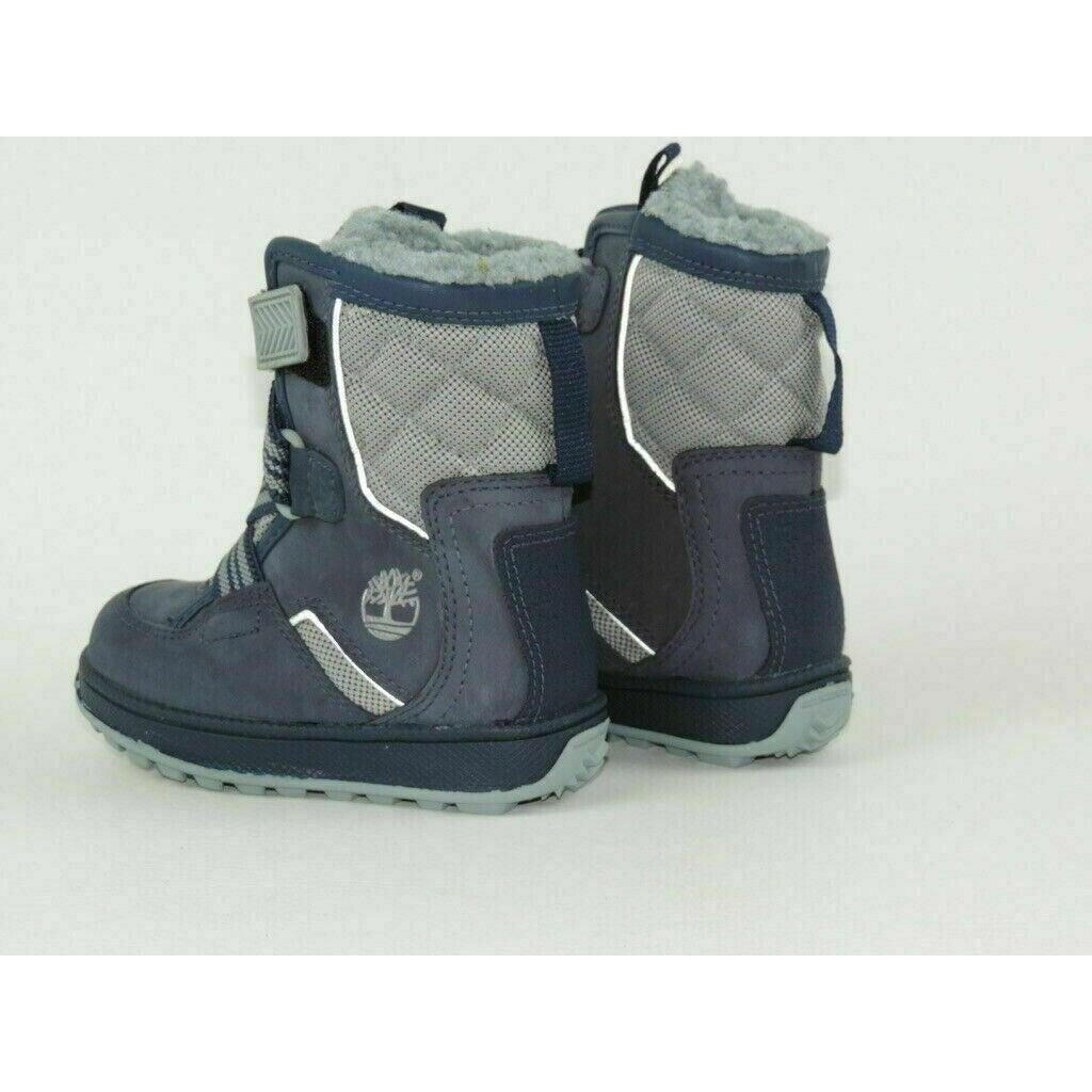 Timberland Snows 36846 Tomper Extreme Toddlers Boots Shoes Blue Leather Sz 4 New