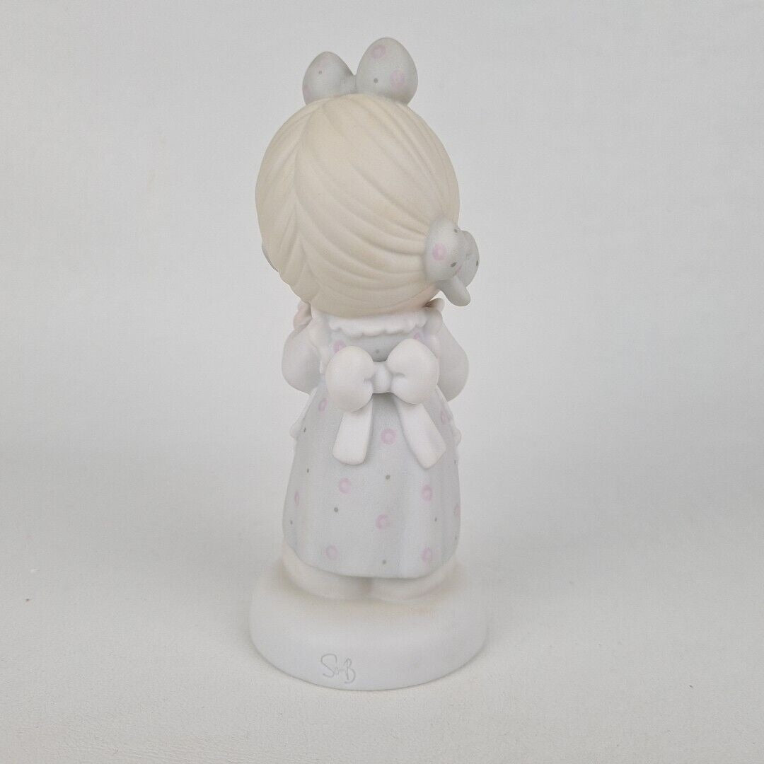 Enesco Precious Moments 111163 "Tis The Season" Porcelain Figurine Vintage