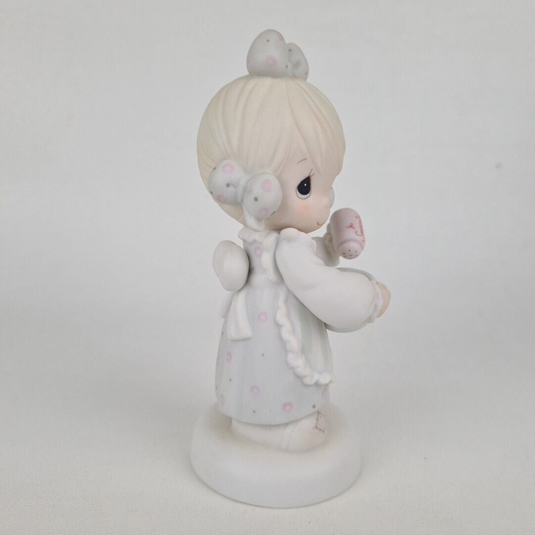 Enesco Precious Moments 111163 "Tis The Season" Porcelain Figurine Vintage