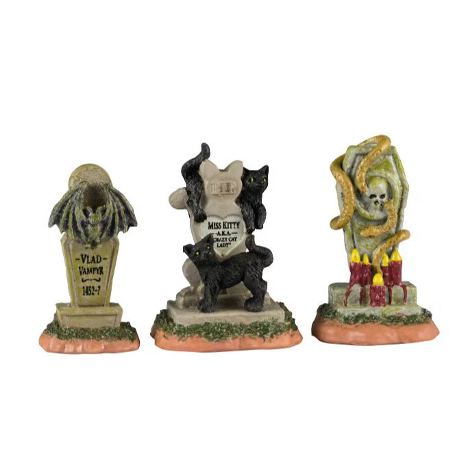 Lemax 44315 Spooky Town Halloween Village Accessory Spooky Town Headstones