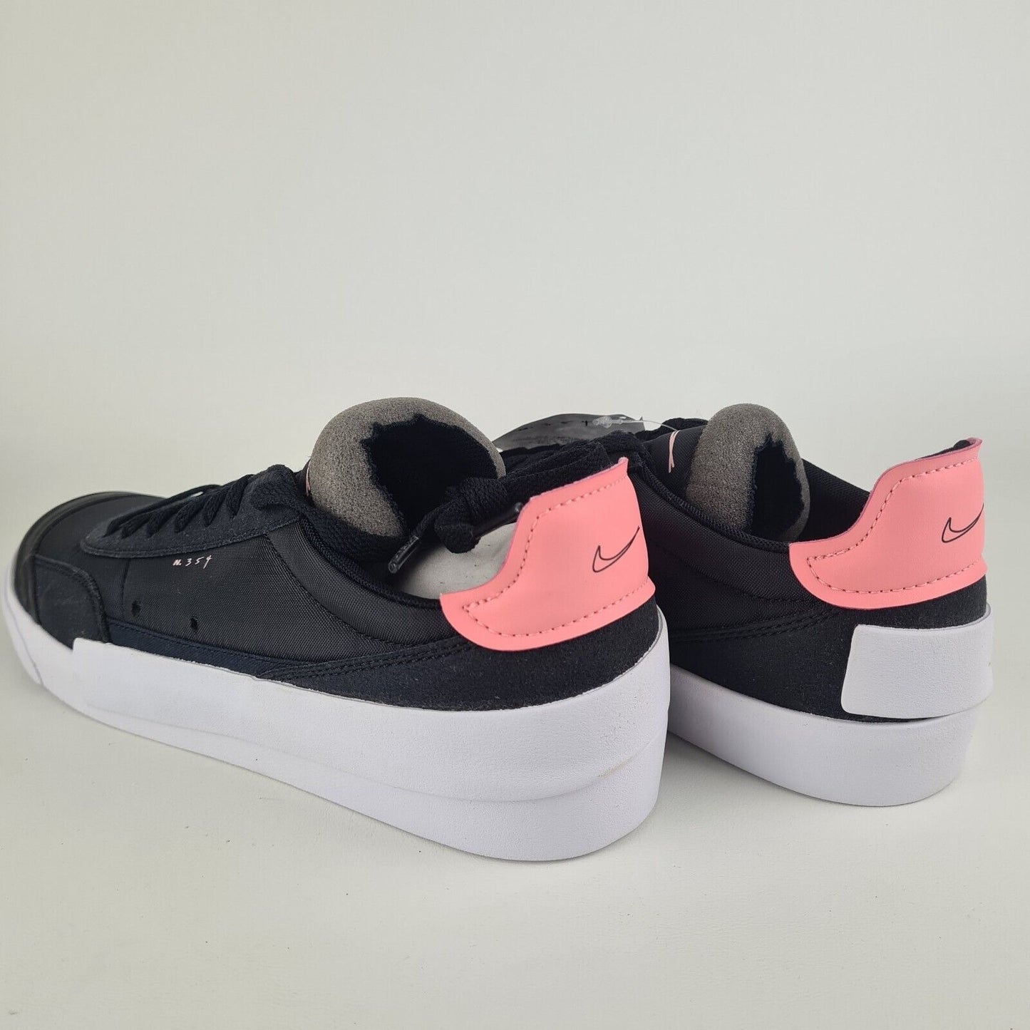 Nike Drop Type AV6697 001 Black Pink Tint White Mens Shoes Sneakers Size 8.5