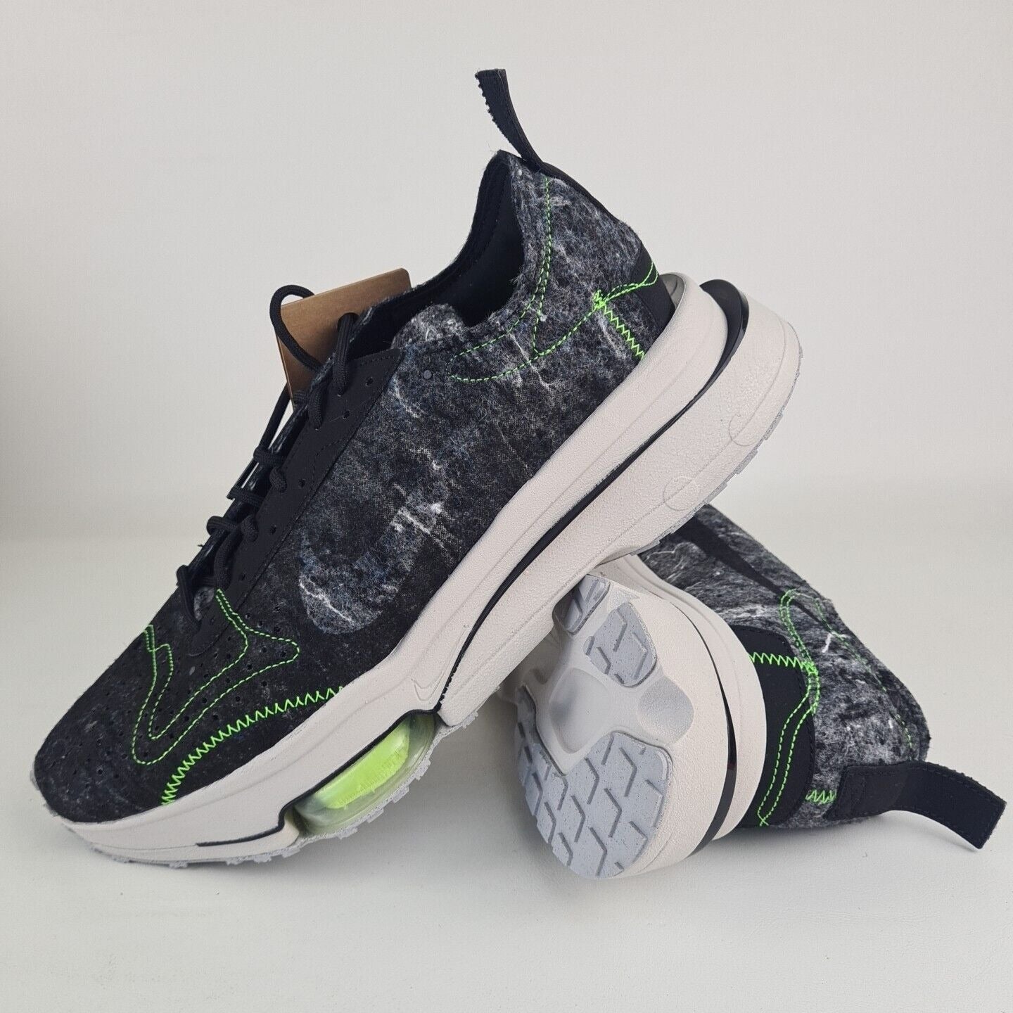 Nike Mens Air Zoom Type Black Green Running Men Shoes CW7157 001 Size 11.5