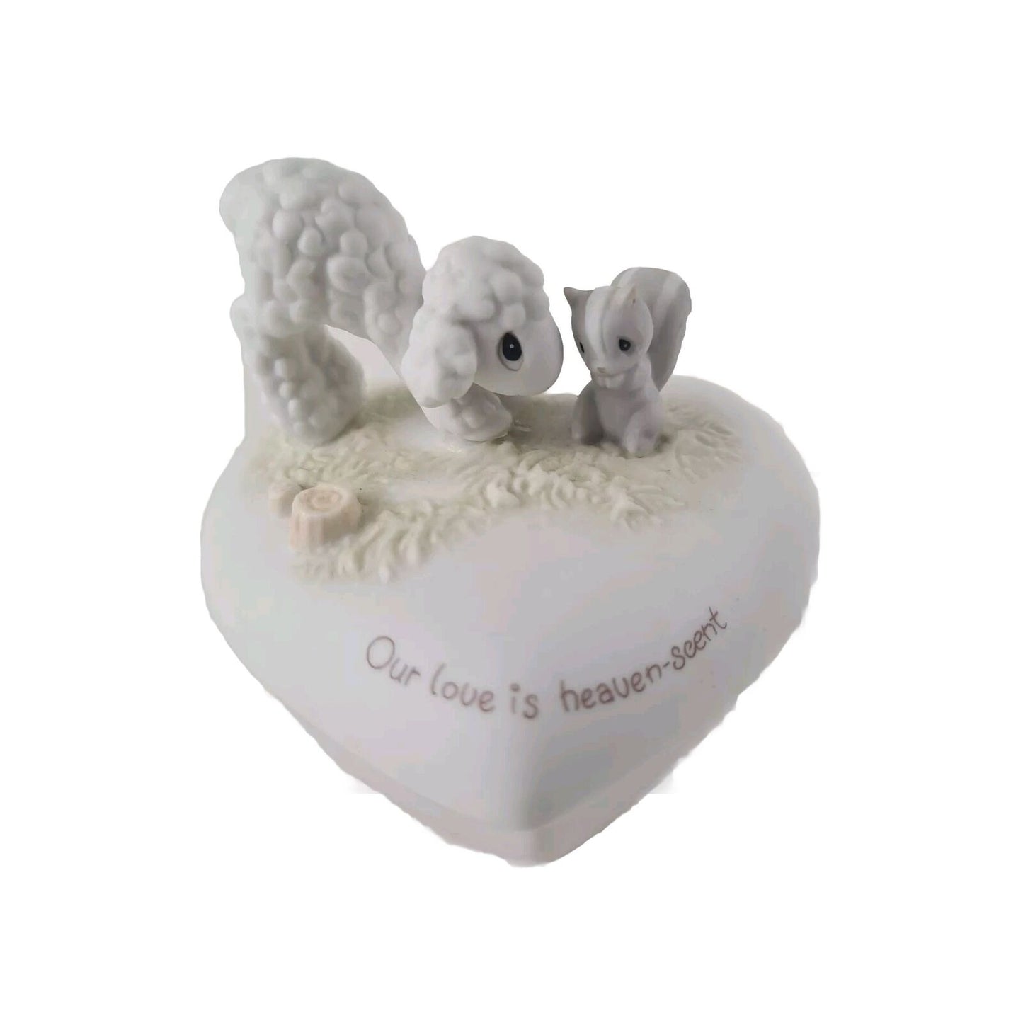 Precious Moments Enesco E-9266 "Our Love Is Heaven-Scent" Porcelain Figurine