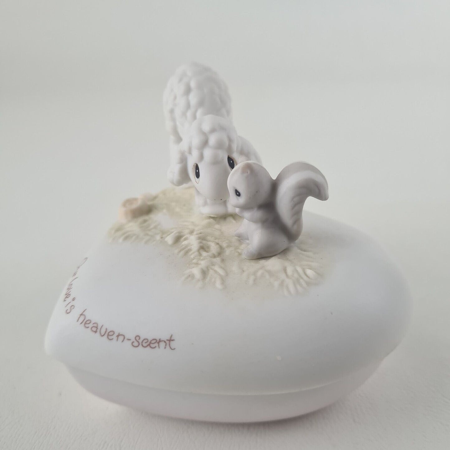 Precious Moments Enesco E-9266 "Our Love Is Heaven-Scent" Porcelain Figurine