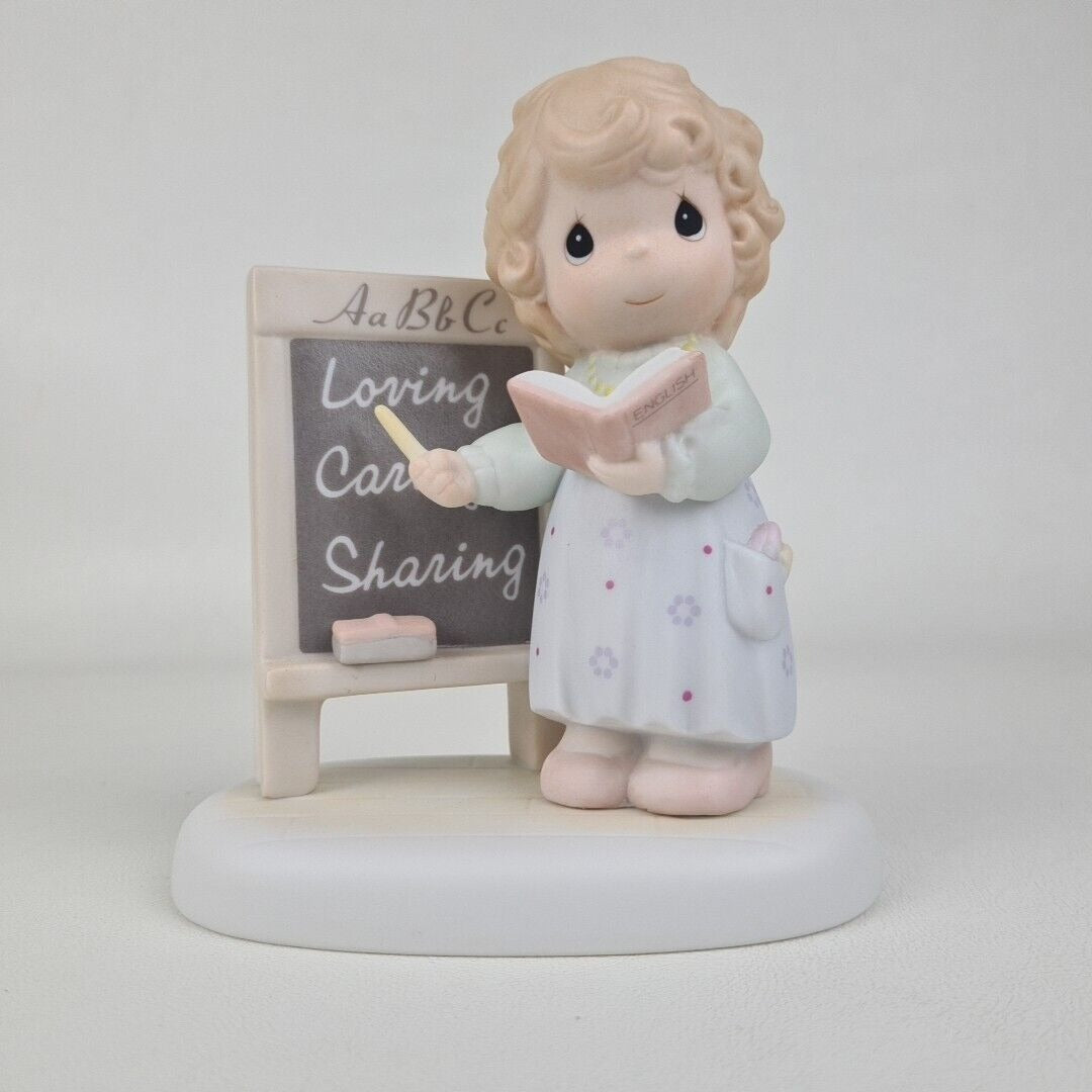 Precious Moments PM961 Teach Us To Love One Another Figurine Teacher Gift