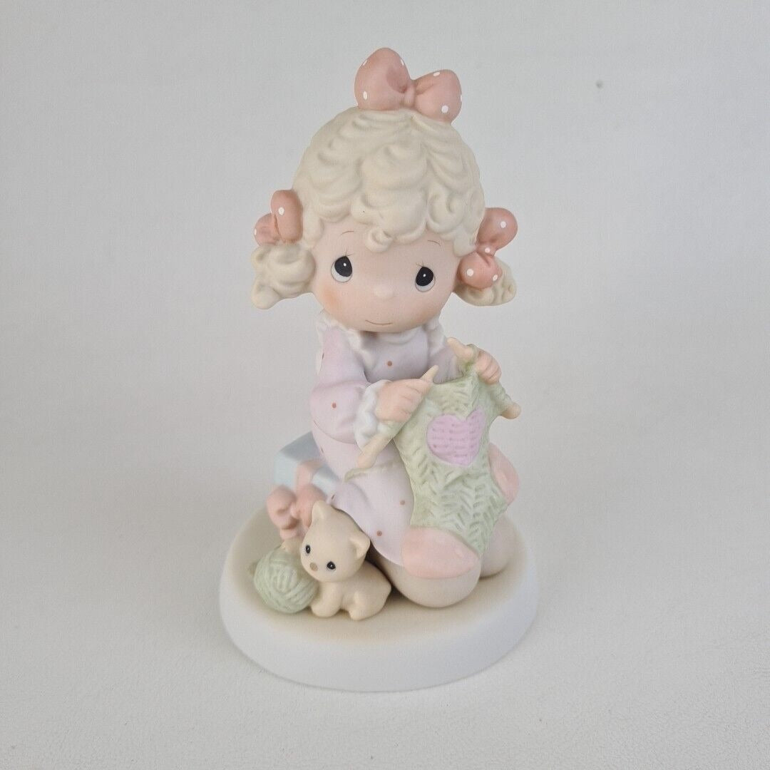 Precious Moments 272957 My Love Will Keep You Warm Porcelain Figurine Vintage