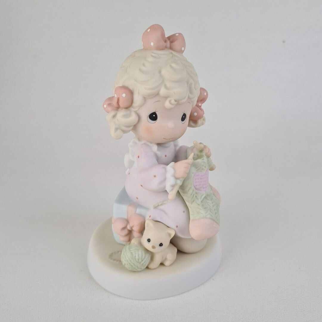 Precious Moments 272957 My Love Will Keep You Warm Porcelain Figurine Vintage