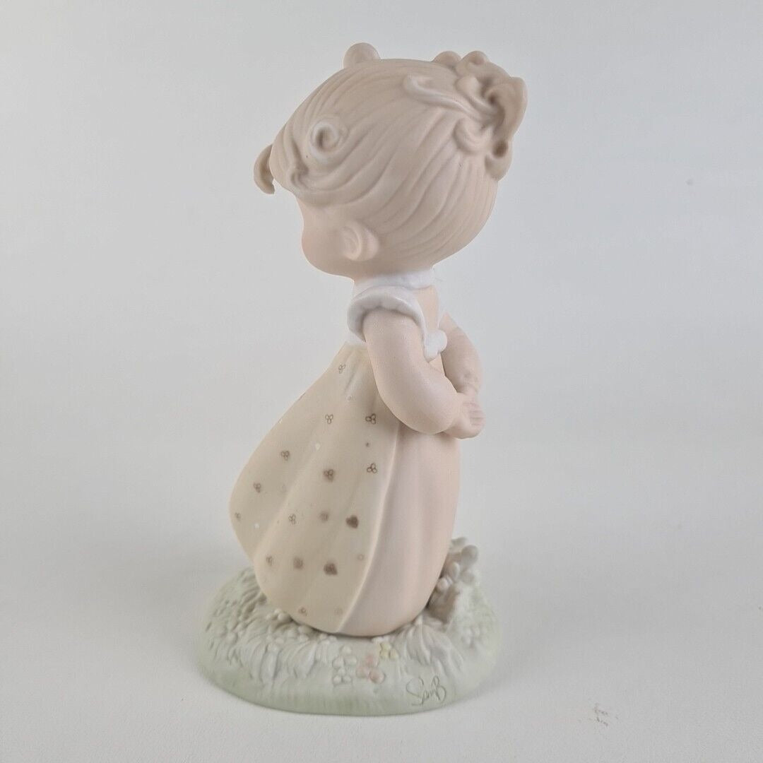 Precious Moments Atumn's Praise 12084 Porcelain Collectible Figurine Vintage