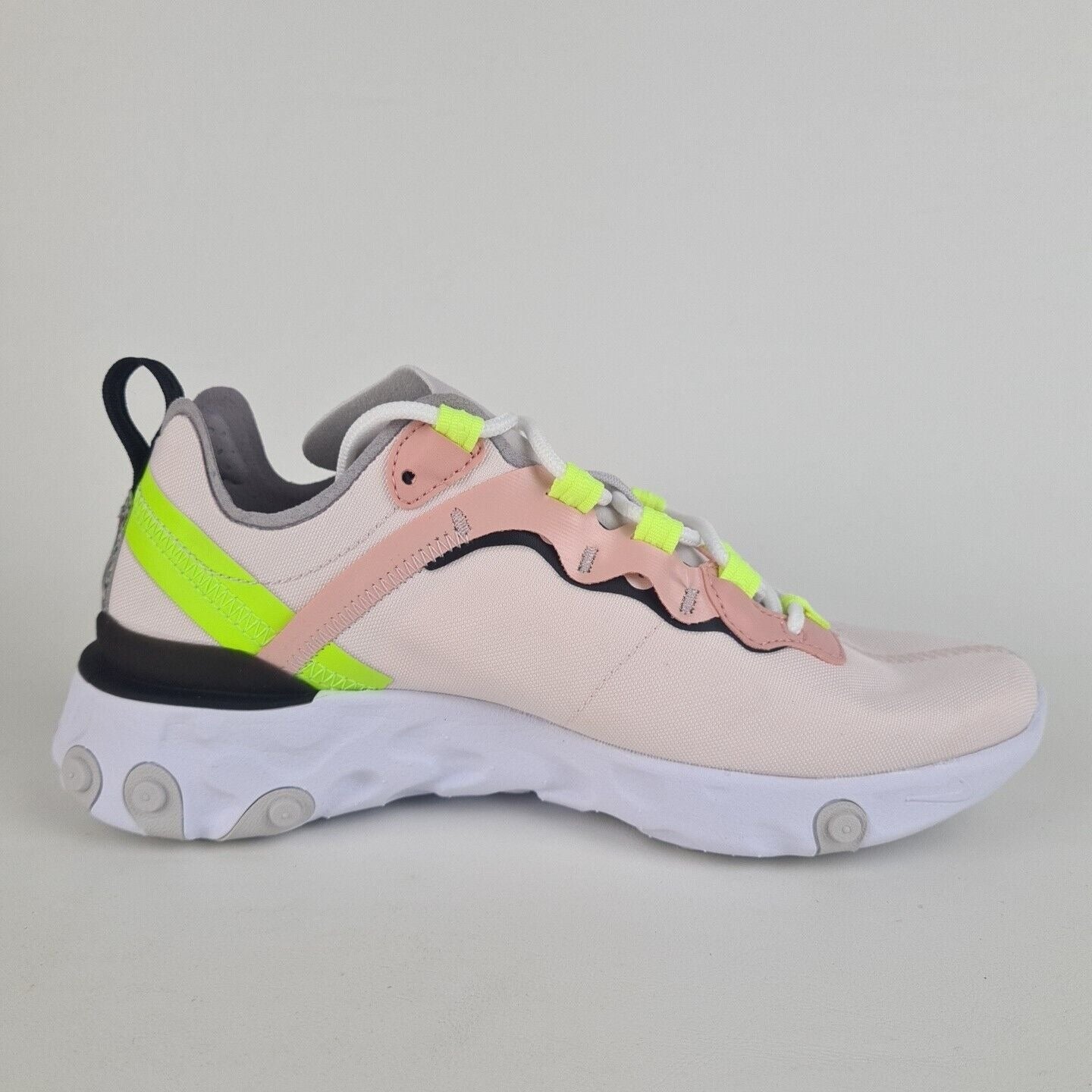 Nike React Element 55 PRM Pink Green Sneakers Women Running CD6964 600 Size 6.5